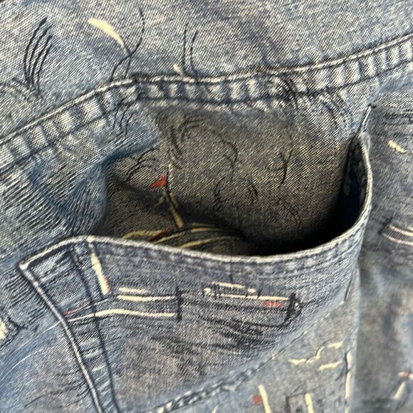 LIZ CLAIBORNE Capri Pants Women's Large Blue Michaela High-Rise Sailboat Print - Picture 16 of 16